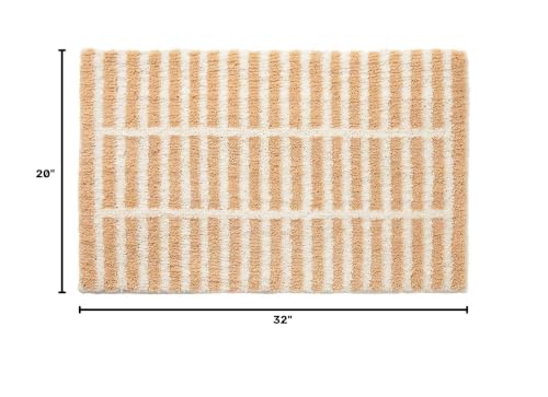 GIB Bathroom Rugs 32x20, Extra Soft Absorbent Bath Mat for Bathroom Floor